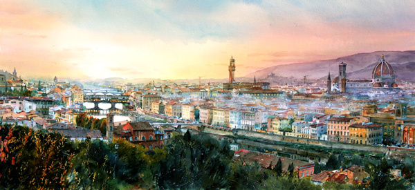 "Overlooking Firenze -Morning"